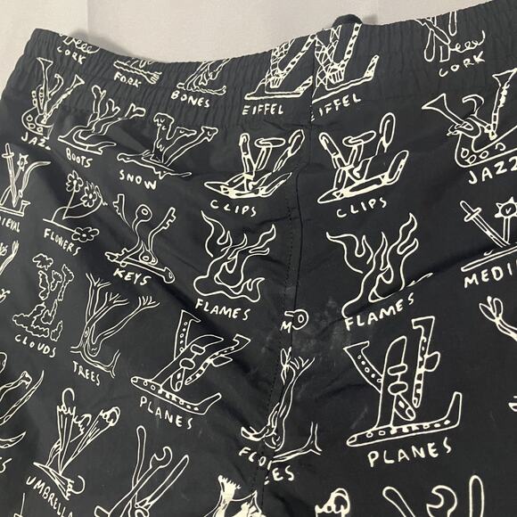 Louis Vuitton Japan Mens Large Swim Trunks Shorts - Monogram Graphic Print - Picture 6 of 16